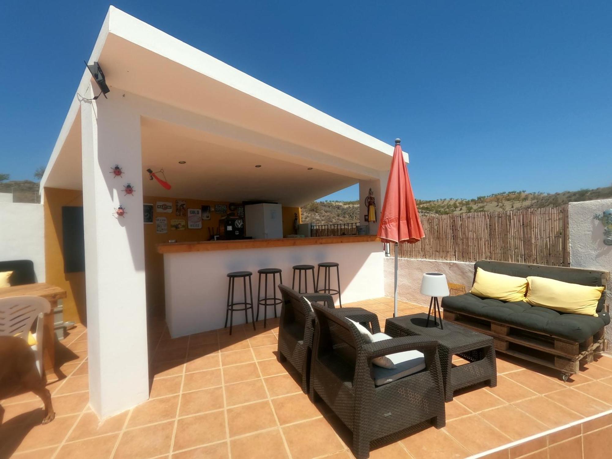 Cortijo Naturista Con Vistas-Clothing Optional Oria ภายนอก รูปภาพ